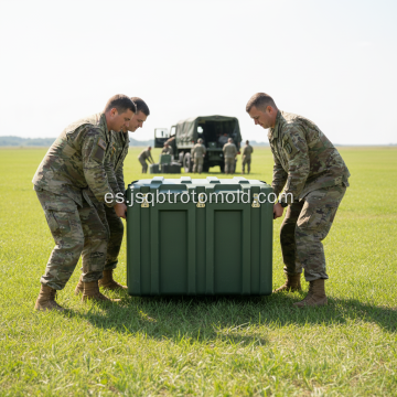 Estuche utilitario rotomoldeado con ruedas
